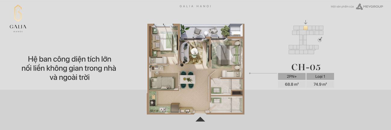 căn 2pn+1 galia hà nội