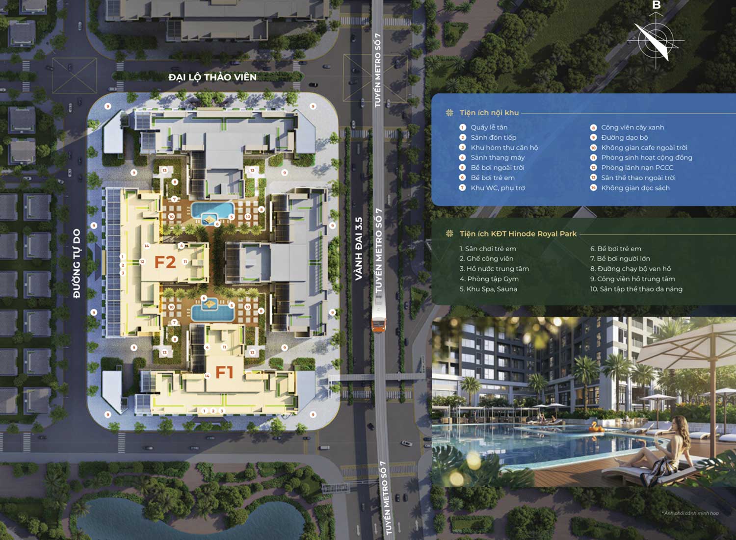 Chung cư The Flame Vine - đại đô thị Hinode Royal Park