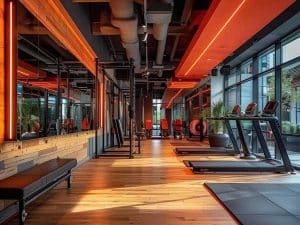 phòng gym khu đô thị văn la