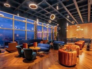 sảnh lễ tân khu đô thị văn la